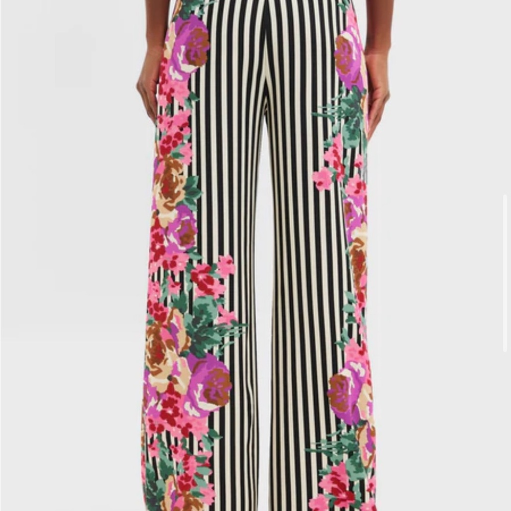 Flowering Trellis Drapey Twill Erin Pants